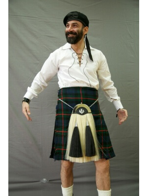 BARCLAY HUNTING MODERN TARTAN KILT