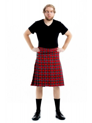 SINCLAIR TARTAN KILT - 8 YARD