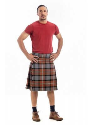 Weathered Tartan Kilt