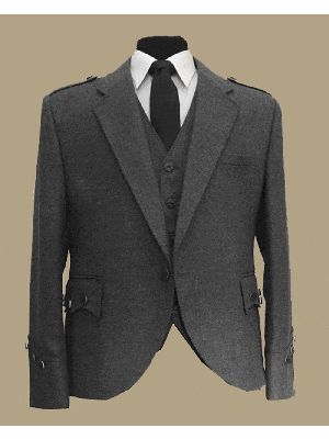 Veste En Tweed D'argyll Avec Le Gilet