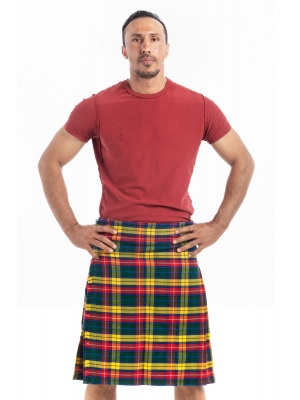Vue face de kilt tartan Buchanan