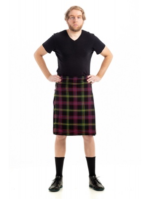 Kilt de Tartan Noir Décent