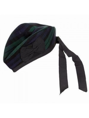 Chapeau Noir D'écossais De Laine De Glengarry De Montre