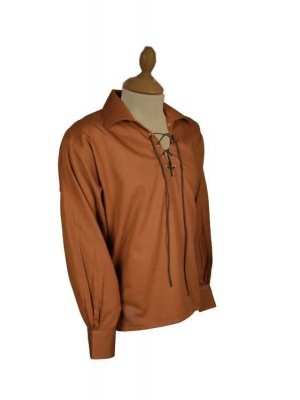 Chemise De Jacobite Ghillie De Calicot