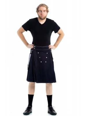 Kilt À Contraste Pour Hommes Royaux