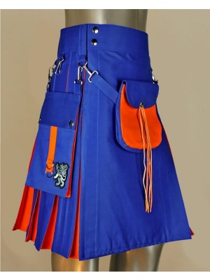 Kilt hybride de mélange et de match avec l'escarcelle