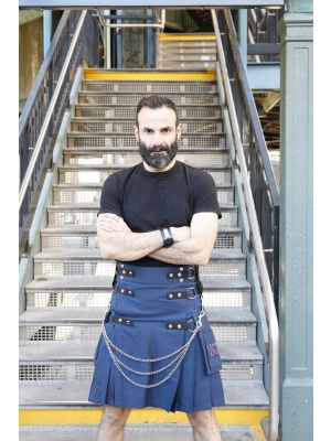 Kilt De Mode Pour Les Hommes Élégants