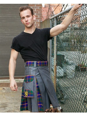 Kilt hybride Mode - Tartan Mix & Match