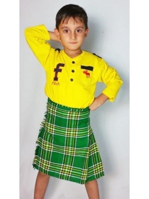 Kilt Irlandais De Bébé De Tartan