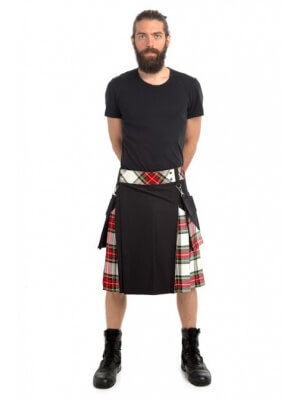 CLASSIC STYLE STEWART TARTAN HYBRID KILT