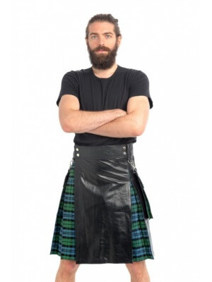 LEATHER HYBRID KILT