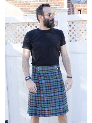 Modern Ancient Hunter Tartan Kilt-8 Yard Kilt