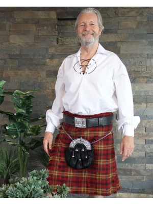 Kilt Contemporain En Tartan Rourke Frew