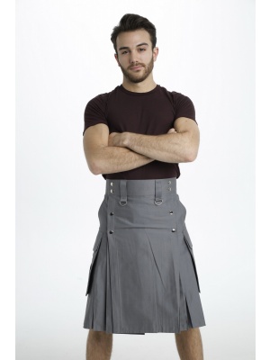 Kilt De Poche Fait En Slash Pour Hommes Élégants