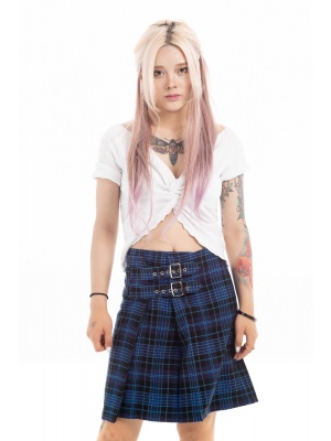 Modern Tartan Plaid Skirt