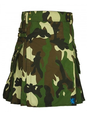 Kilt Armée De Camouflage Des Bois