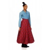 Long Tartan Skirt - Velcro