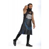 Black Exotic Hybrid Leather Kilt