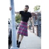 PINK TARTAN KILT - 8 YARD