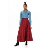 Long Tartan Skirt - Velcro