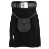 Kilt Noir En Tartan