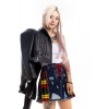 Stylish Denim Tartan Skirt