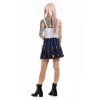 Stylish Denim Tartan Skirt