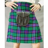 Vue moderne de fin de kilt de tartan de Ferguson