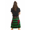 MODERN STYLE BOX PLEATED TARTAN KILT
