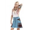 Denim Tartan Hybrid Kilt