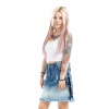 Mini Blue Denim Kilt