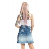 Mini Blue Denim Kilt