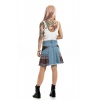 Denim Tartan Hybrid Kilt