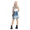 Mini Blue Denim Kilt