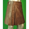 Mini Kilt Avec Enveloppement En Cuire