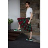 MODERN STYLE BOX PLEATED TARTAN KILT