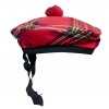 Usage Des Montagnes Écossais Royal De Stewart Balmoral Bonnet Hat Beanie