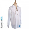 Chemise Blanche De Jacobite Ghillie