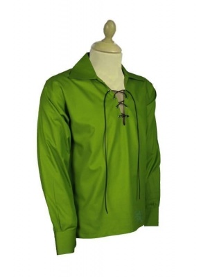 Basil Green Ghillie Kilt Shirt - A Annoncé