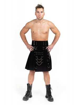Kilt riveté Cybergoth