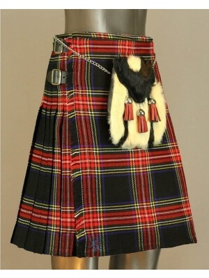 Kilt en Tartan Black Stewart