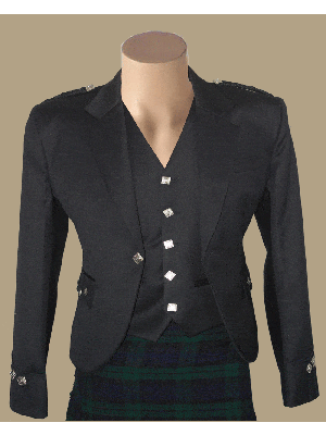 Veste d'Argyll Avec Le Manteau De Taille - Sur Mesure