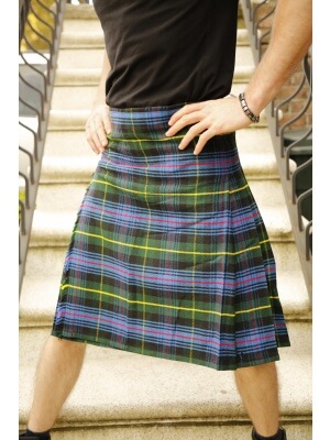 FARQUHARSON TARTAN KILT - 8 YARD