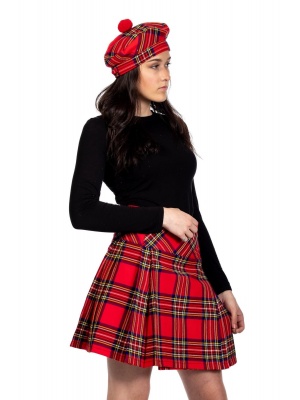 Mini Kilt En Tartan Pour Femmes Élégantes