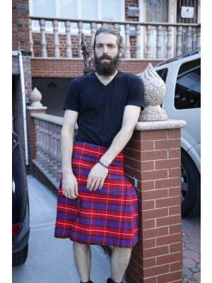 FRASER TARTAN KILT - 8 YARD