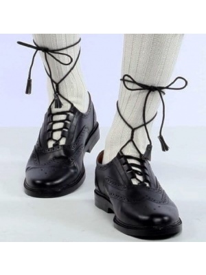 Cuir Véritable Pride Ghillie Brogues Traditionnel 