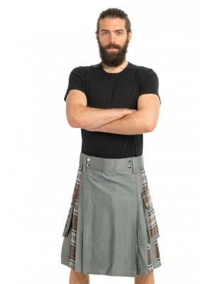 GRAY HYBRID KILT