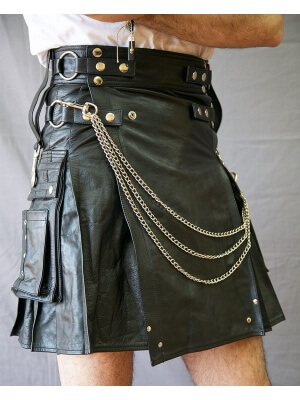 kilt en cuir