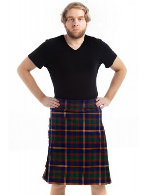 Leatherneck USA Marine Corps Corporate Tartan Kilt