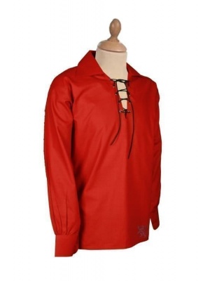 Chemise jacobine rouge de Ghillie
